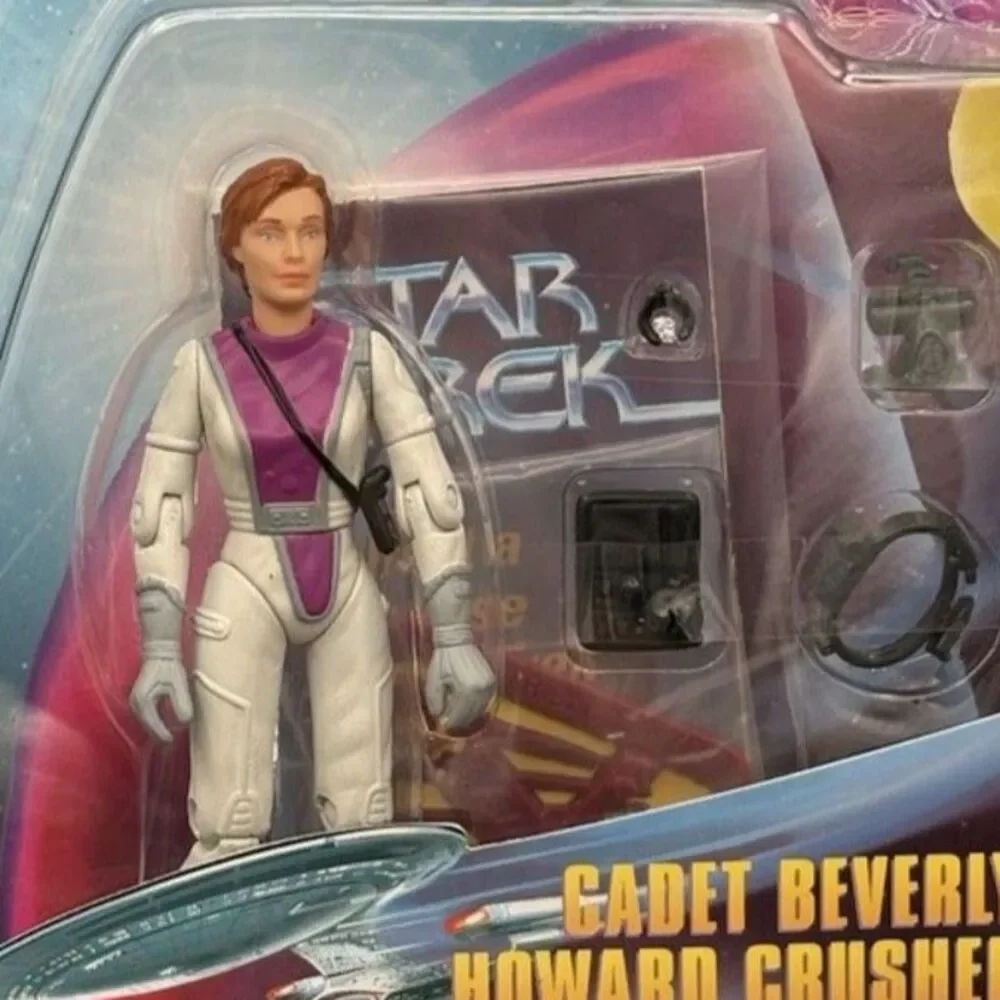 NIP Playmates Star Trek Warp Factor Cadet Beverly Howard Crusher Figure Vintage
